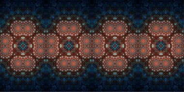 Kusursuz geniş desenler. Sanat dokusu simetriktir