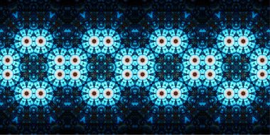 Kusursuz geniş desenler. Sanat dokusu simetriktir