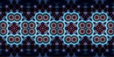 Kusursuz geniş desenler. Sanat dokusu simetriktir