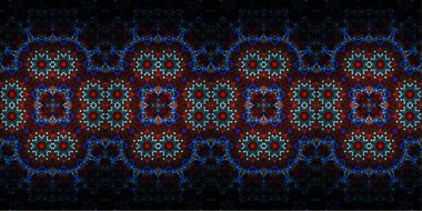 Kusursuz geniş desenler. Sanat dokusu simetriktir