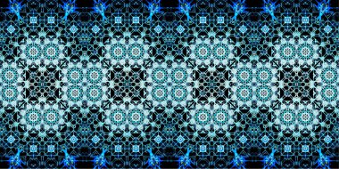 Kusursuz geniş desenler. Sanat dokusu simetriktir