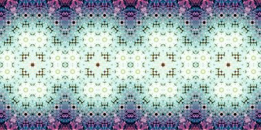 Kusursuz geniş desenler. Sanat dokusu simetriktir
