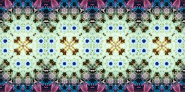 Kusursuz geniş desenler. Sanat dokusu simetriktir