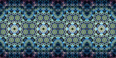 Kusursuz geniş desenler. Sanat dokusu simetriktir