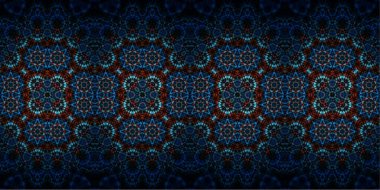 Kusursuz geniş desenler. Sanat dokusu simetriktir