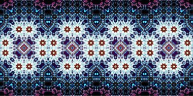 Kusursuz geniş desenler. Sanat dokusu simetriktir