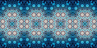 Kusursuz geniş desenler. Sanat dokusu simetriktir