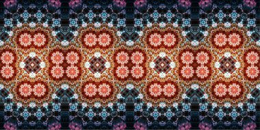 Kusursuz geniş desenler. Sanat dokusu simetriktir