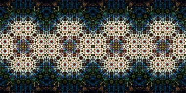 Kusursuz geniş desenler. Sanat dokusu simetriktir