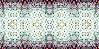 Kusursuz geniş desenler. Sanat dokusu simetriktir