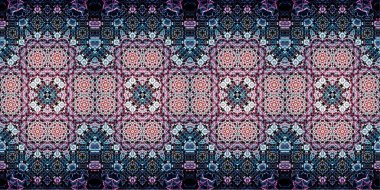 Kusursuz geniş desenler. Sanat dokusu simetriktir