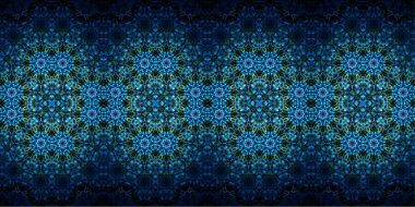 Kusursuz geniş desenler. Sanat dokusu simetriktir