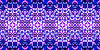 Kusursuz geniş desenler. Sanat dokusu simetriktir