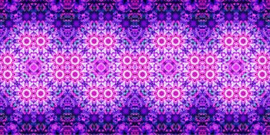 Kusursuz geniş desenler. Sanat dokusu simetriktir