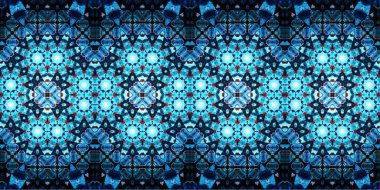 Kusursuz geniş desenler. Sanat dokusu simetriktir