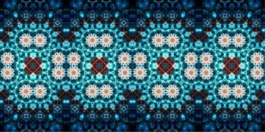 Kusursuz geniş desenler. Sanat dokusu simetriktir