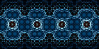 Kusursuz geniş desenler. Sanat dokusu simetriktir