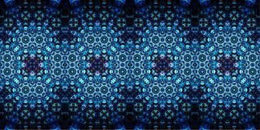 Kusursuz geniş desenler. Sanat dokusu simetriktir