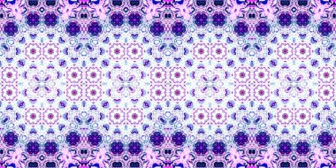 Kusursuz geniş desenler. Sanat dokusu simetriktir