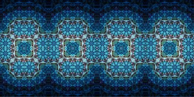 Kusursuz geniş desenler. Sanat dokusu simetriktir