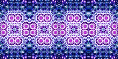 Kusursuz geniş desenler. Sanat dokusu simetriktir