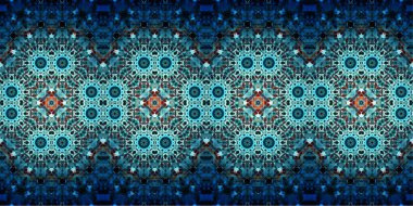 Kusursuz geniş desenler. Sanat dokusu simetriktir