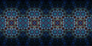 Kusursuz geniş desenler. Sanat dokusu simetriktir