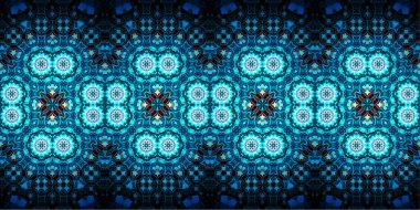 Kusursuz geniş desenler. Sanat dokusu simetriktir