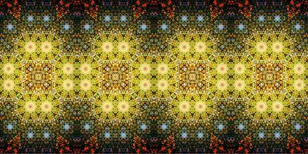 Seamless Wide Patterns Art Texture Symmetrical — Stock Photo, Image