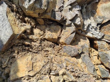 Coğrafi doku fotoğrafı. Toprak ve taşın doğal dokusu. dizayn boş