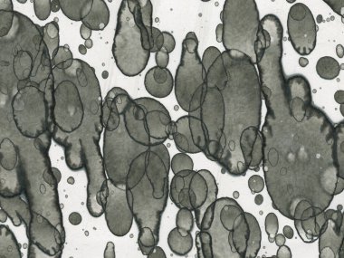 Soyut sanat noktaları. Japon sanatı. Modern sanat alkol mürekkebi