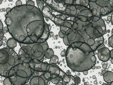 Soyut sanat noktaları. Japon sanatı. Modern sanat alkol mürekkebi