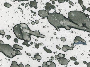 Soyut sanat noktaları. Japon sanatı. Modern sanat alkol mürekkebi