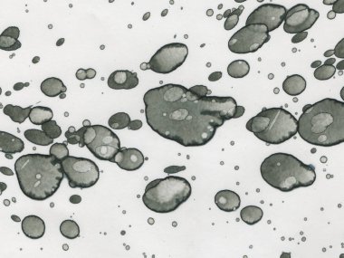 Soyut sanat noktaları. Japon sanatı. Modern sanat alkol mürekkebi