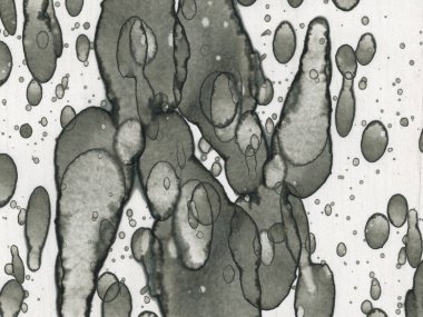 Soyut sanat noktaları. Japon sanatı. Modern sanat alkol mürekkebi