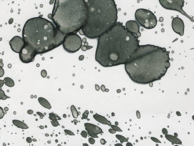 Soyut sanat noktaları. Japon sanatı. Modern sanat alkol mürekkebi