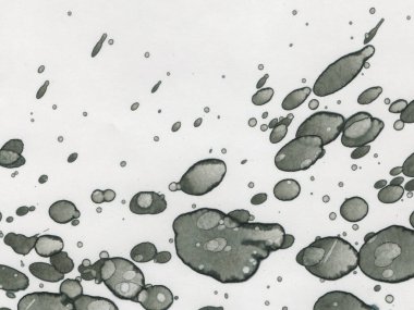 Soyut sanat noktaları. Japon sanatı. Modern sanat alkol mürekkebi