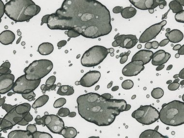 Soyut sanat noktaları. Japon sanatı. Modern sanat alkol mürekkebi