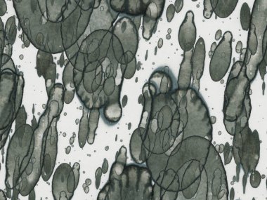 Soyut sanat noktaları. Japon sanatı. Modern sanat alkol mürekkebi