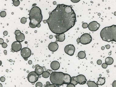 Soyut sanat noktaları. Japon sanatı. Modern sanat alkol mürekkebi