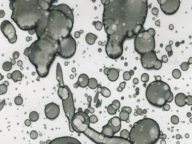 Soyut sanat noktaları. Japon sanatı. Modern sanat alkol mürekkebi