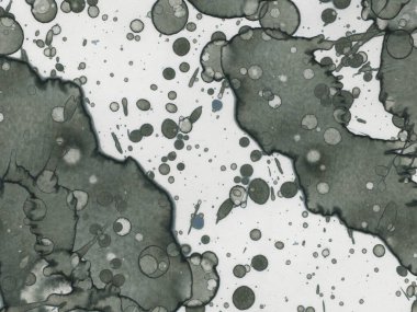 Soyut sanat noktaları. Japon sanatı. Modern sanat alkol mürekkebi