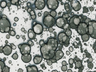 Soyut sanat noktaları. Japon sanatı. Modern sanat alkol mürekkebi