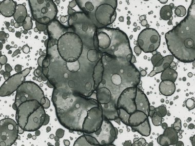 Soyut sanat noktaları. Japon sanatı. Modern sanat alkol mürekkebi