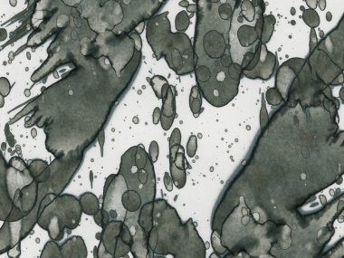 Soyut sanat noktaları. Japon sanatı. Modern sanat alkol mürekkebi