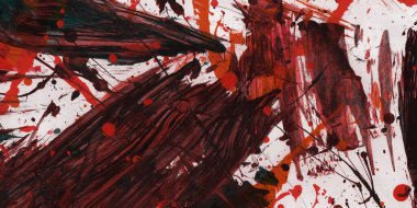 Kırmızı soyut arka plan. Doku sanatsal kırmızı sanat. Tasarım boş