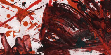 Kırmızı soyut arka plan. Doku sanatsal kırmızı sanat. Tasarım boş