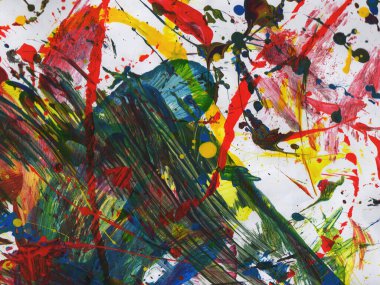 Soyut sanat. Doku sanatı. Desen paleti. akrilik boya