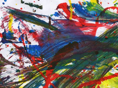 Soyut sanat. Doku sanatı. Desen paleti. akrilik boya