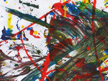 Soyut sanat. Doku sanatı. Desen paleti. akrilik boya